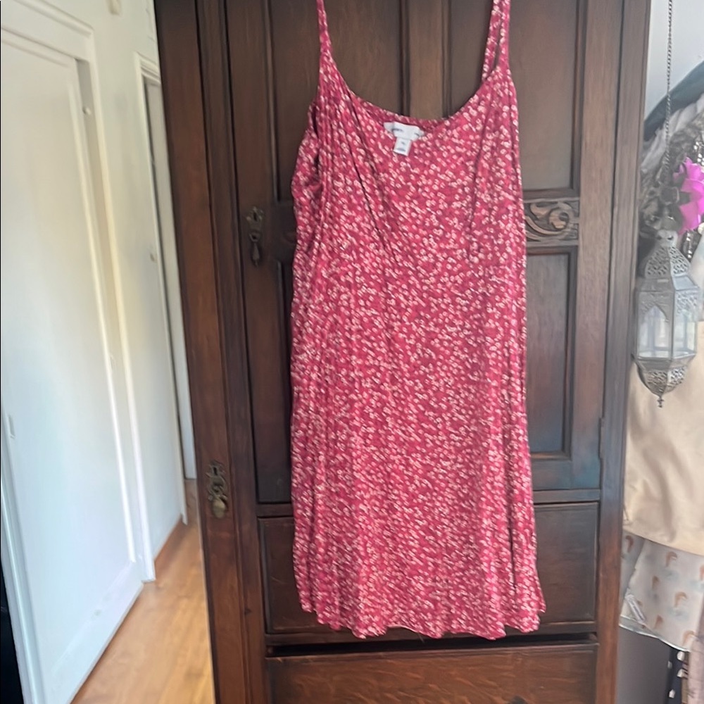 Old Navy Red Floral Dress